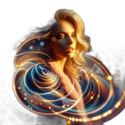 hair, jewelry, dress, fantasy art transparent PNG cut-out