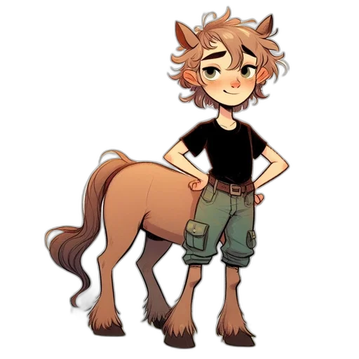 animal, staff, creature, cartoon transparent PNG cut-out