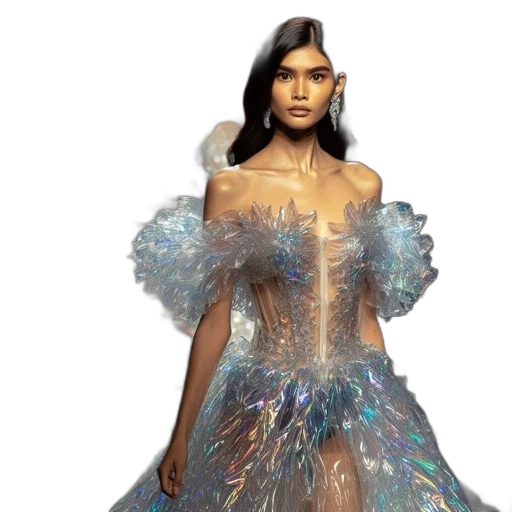 dress, concept art, female, model transparent PNG cut-out