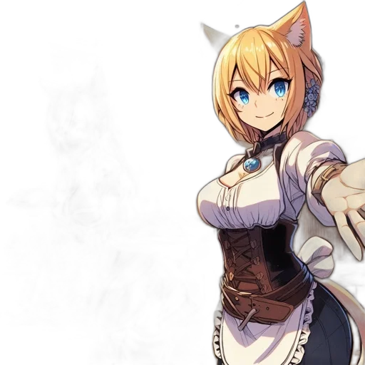 staff, dress, weapon, fantasy art transparent PNG cut-out