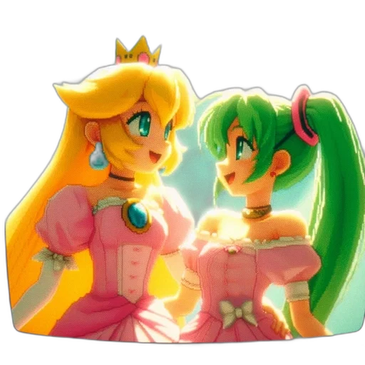 crown, dress, 3d render, concept art transparent PNG cut-out