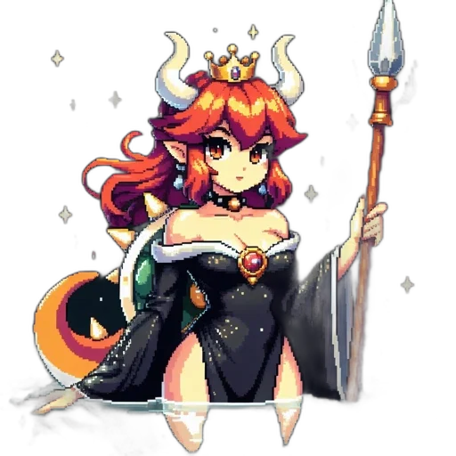 staff, crown, dragon, sword transparent PNG cut-out