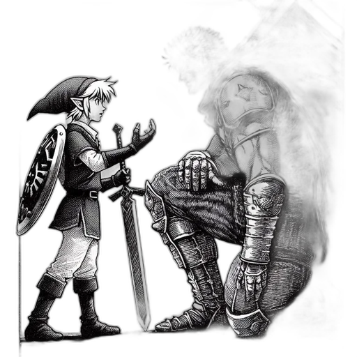 sword, weapon, staff, jacket transparent PNG cut-out
