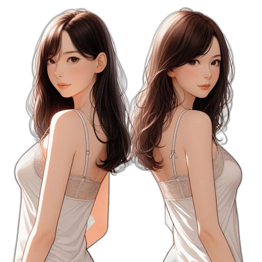 dress, photorealistic, cartoon, concept art transparent PNG cut-out