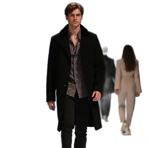 jacket, staff, creature, concept art transparent PNG cut-out