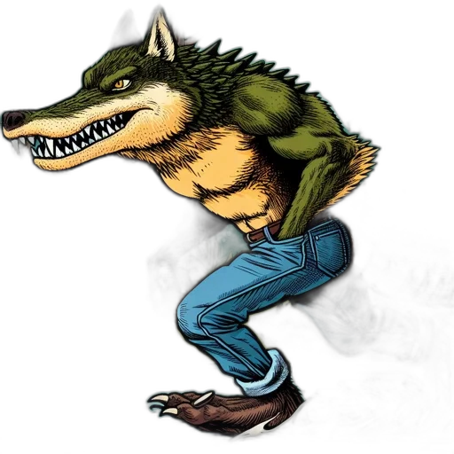 creature, animal, dragon, jacket transparent PNG cut-out