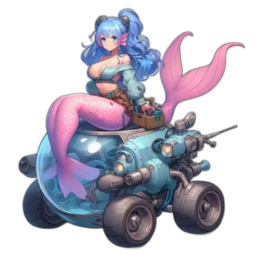 car, weapon, concept art, fantasy art transparent PNG cut-out
