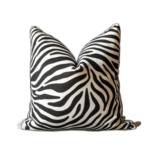 furniture, 3d render, monochrome, zebra transparent PNG cut-out