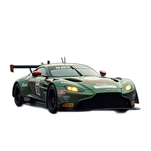 car, weapon, 3d render, photorealistic transparent PNG cut-out