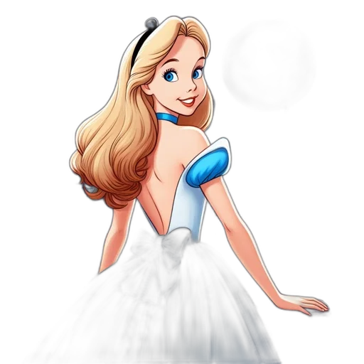dress, crown, staff, face transparent PNG cut-out