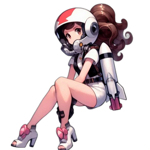 robot, staff, dress, concept art transparent PNG cut-out