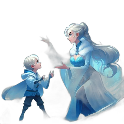 concept art, fantasy art, watercolor, pixel art transparent PNG cut-out