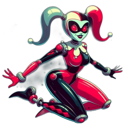 robot, concept art, comic book art, pixel art transparent PNG cut-out