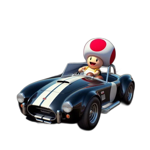 car, 3d render, concept art, pixel art transparent PNG cut-out