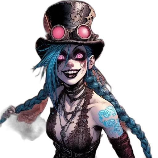 hat, mask, comic book art, concept art transparent PNG cut-out