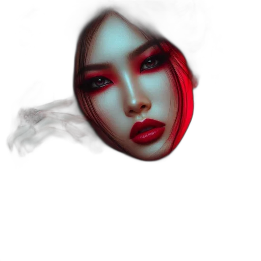 mask, face, jewelry, photorealistic transparent PNG cut-out