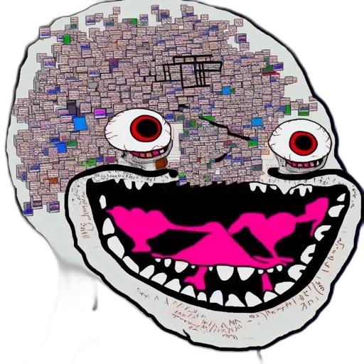 face, mask, robot, creature transparent PNG cut-out