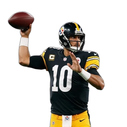pittsburgh, quarterback, drew, bleds transparent PNG cut-out
