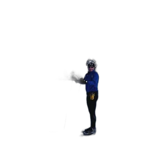 robot, mask, staff, jacket transparent PNG cut-out