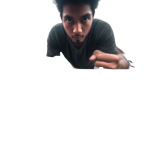 face, staff, creature, hair transparent PNG cut-out