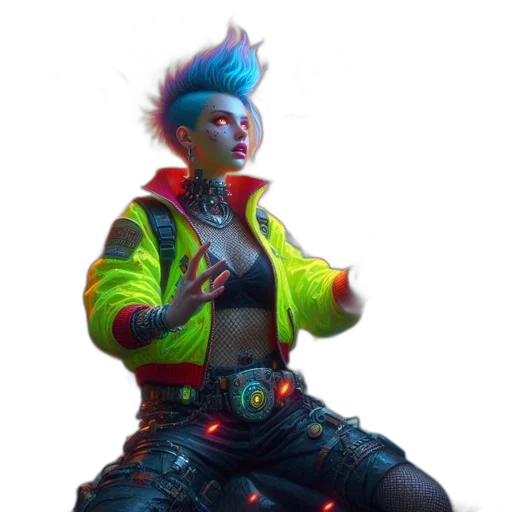 jacket, staff, face, weapon transparent PNG cut-out