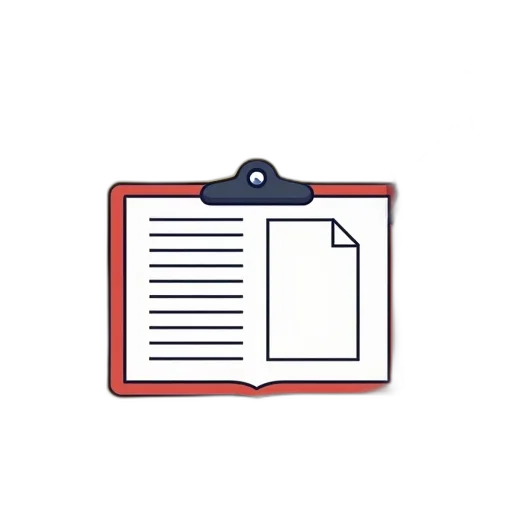 stylized, illustration, desk, various transparent PNG cut-out