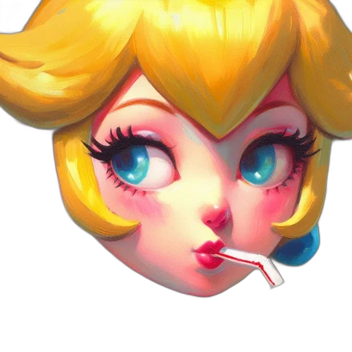 face, crown, concept art, pixel art transparent PNG cut-out