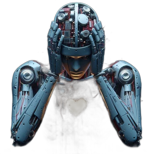 robot, weapon, mask, face transparent PNG cut-out