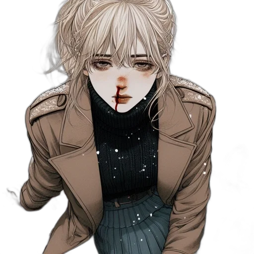 jacket, face, mask, creature transparent PNG cut-out