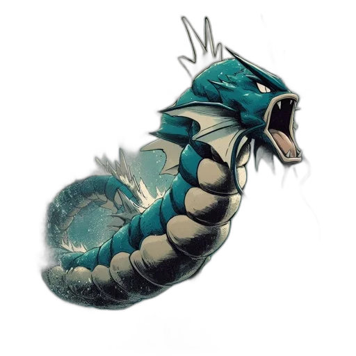 creature, dragon, animal, staff transparent PNG cut-out