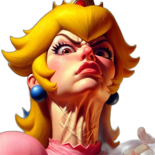 face, crown, staff, comic book art transparent PNG cut-out