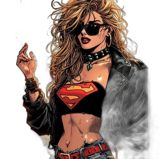 comic book art, concept art, cartoon, fantasy art transparent PNG cut-out