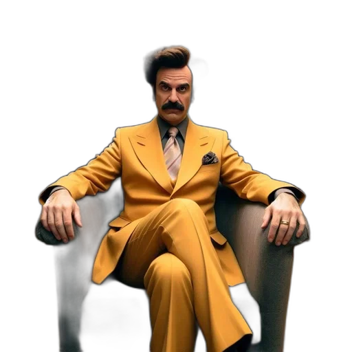 furniture, jacket, staff, face transparent PNG cut-out
