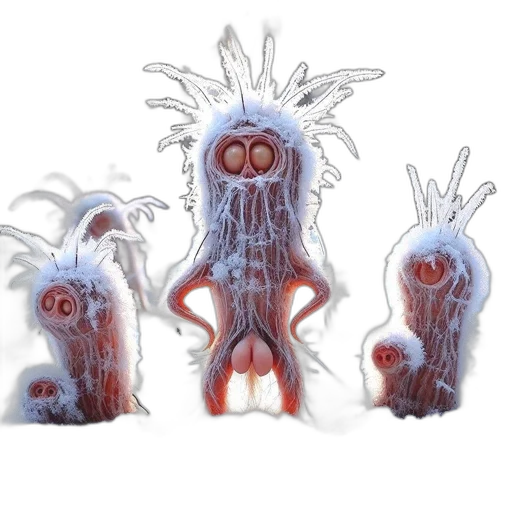 creature, crown, hair, mask transparent PNG cut-out