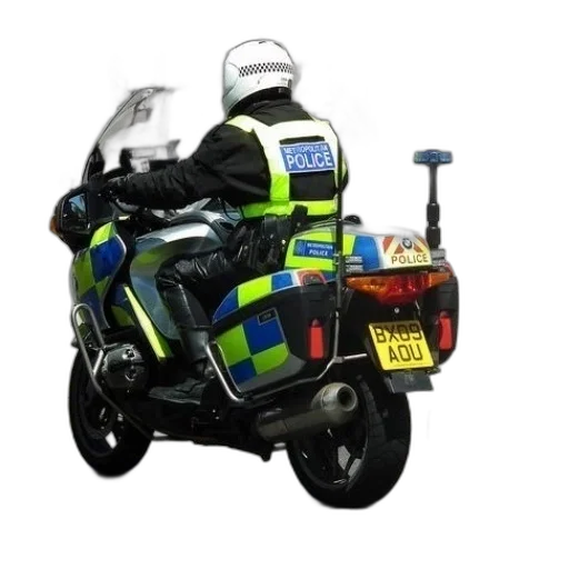 police, officer, motorcycle, license transparent PNG cut-out