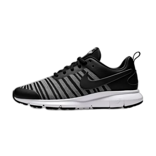 shoes, black, white, sneaker transparent PNG cut-out
