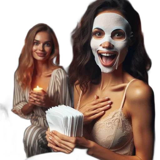 mask, face, concept art, photorealistic transparent PNG cut-out