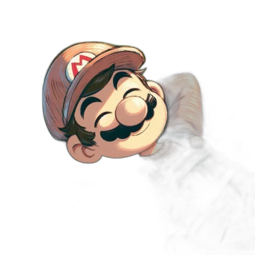 hat, face, mask, staff transparent PNG cut-out