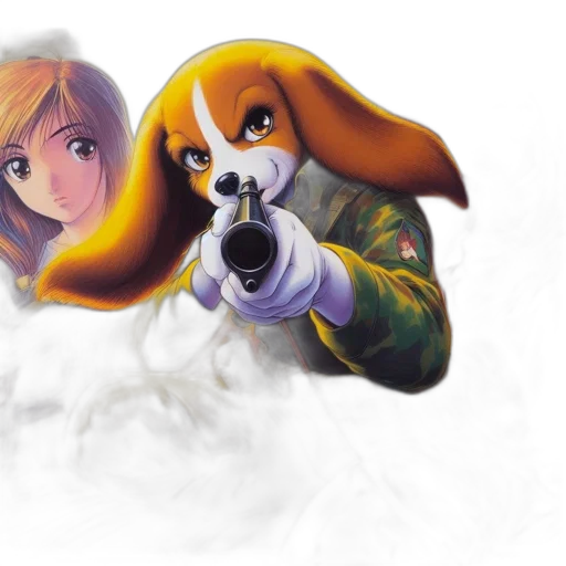weapon, animal, watercolor, concept art transparent PNG cut-out