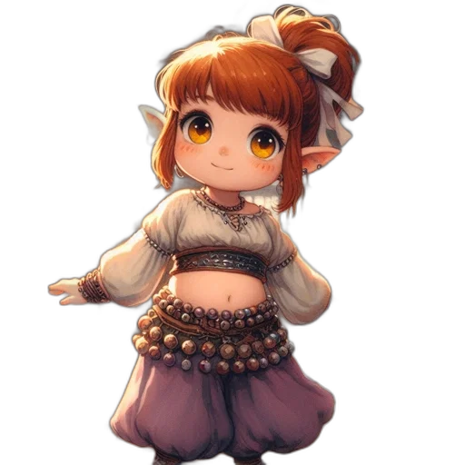 staff, dress, weapon, crown transparent PNG cut-out