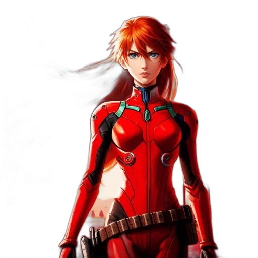 robot, concept art, comic book art, anime transparent PNG cut-out