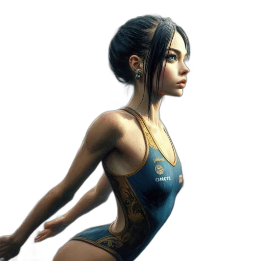dress, concept art, fantasy art, photorealistic transparent PNG cut-out