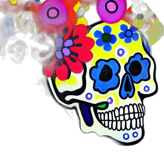 flower, mask, jewelry, face transparent PNG cut-out