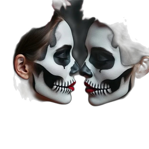 mask, face, creature, crown transparent PNG cut-out