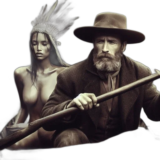 hat, staff, weapon, concept art transparent PNG cut-out