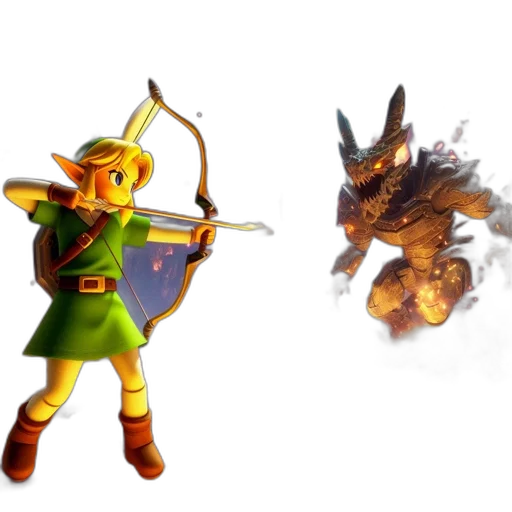 dragon, weapon, concept art, 3d render transparent PNG cut-out