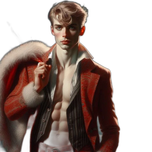 jacket, concept art, cyberpunk, fantasy art transparent PNG cut-out