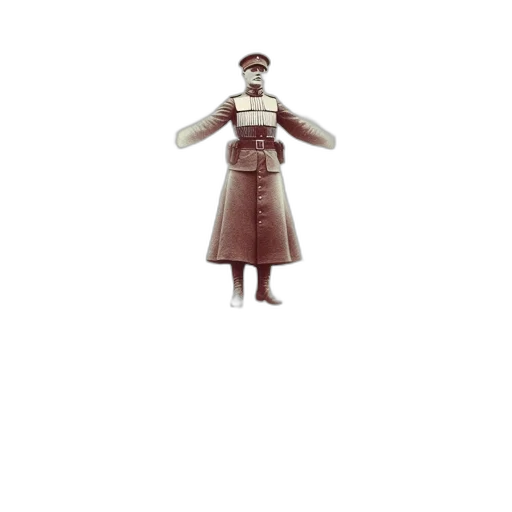 staff, dress, jacket, robot transparent PNG cut-out