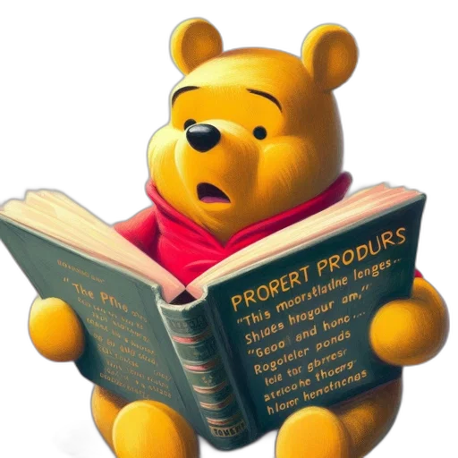 robot, 3d render, photorealistic, winnie transparent PNG cut-out
