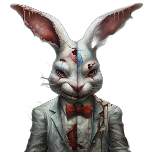 mask, animal, concept art, photorealistic transparent PNG cut-out